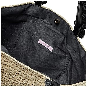 Amazon | [メゾン ド フルール] ペーパーヤーンフリルカゴバッグ